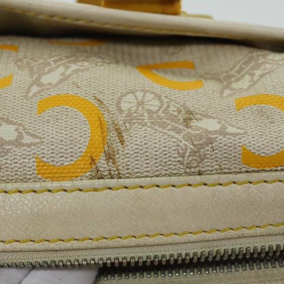 CELINE C Macadam Canvas Tote Bag Beige Auth 67827 - Picture 10 of 16